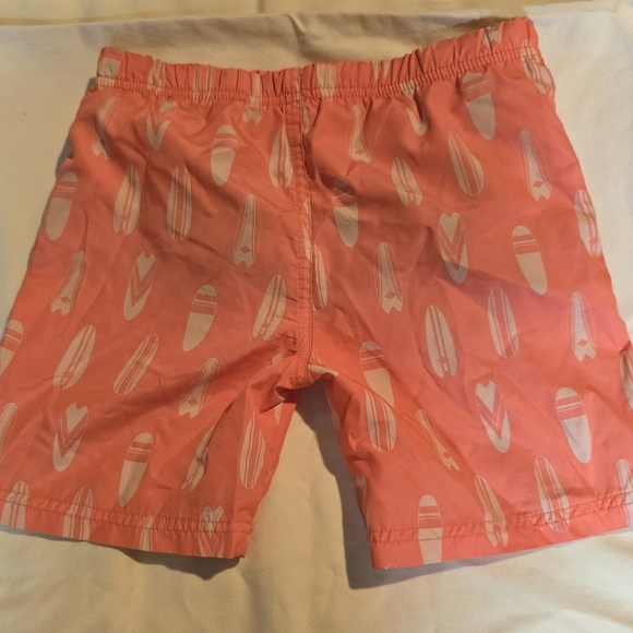 Orange Toddler Surfboard Print Swim Shorts - Picture 2 of 2